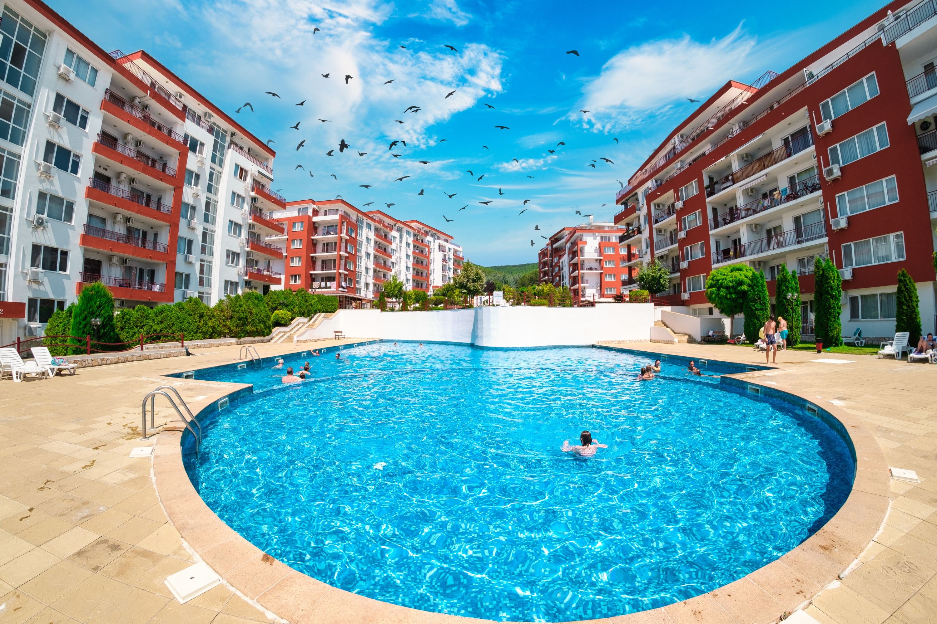 格兰德度假公寓-泳池