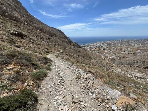 Walking Trail Kamari - Ancient Thera