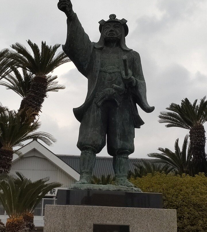 Kuranosuke Oishi Statue-赤穗市必去景点
