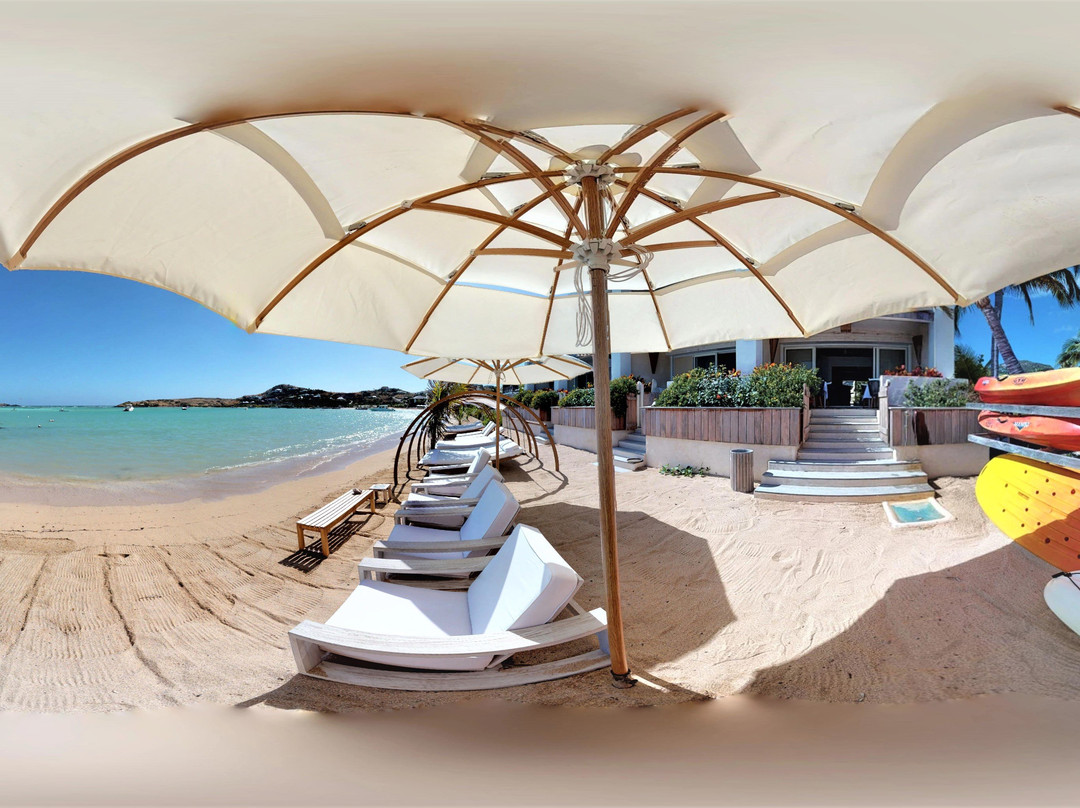 圣巴托洛缪岛酒店住宿-Hotel Les Ondines Sur La Plage