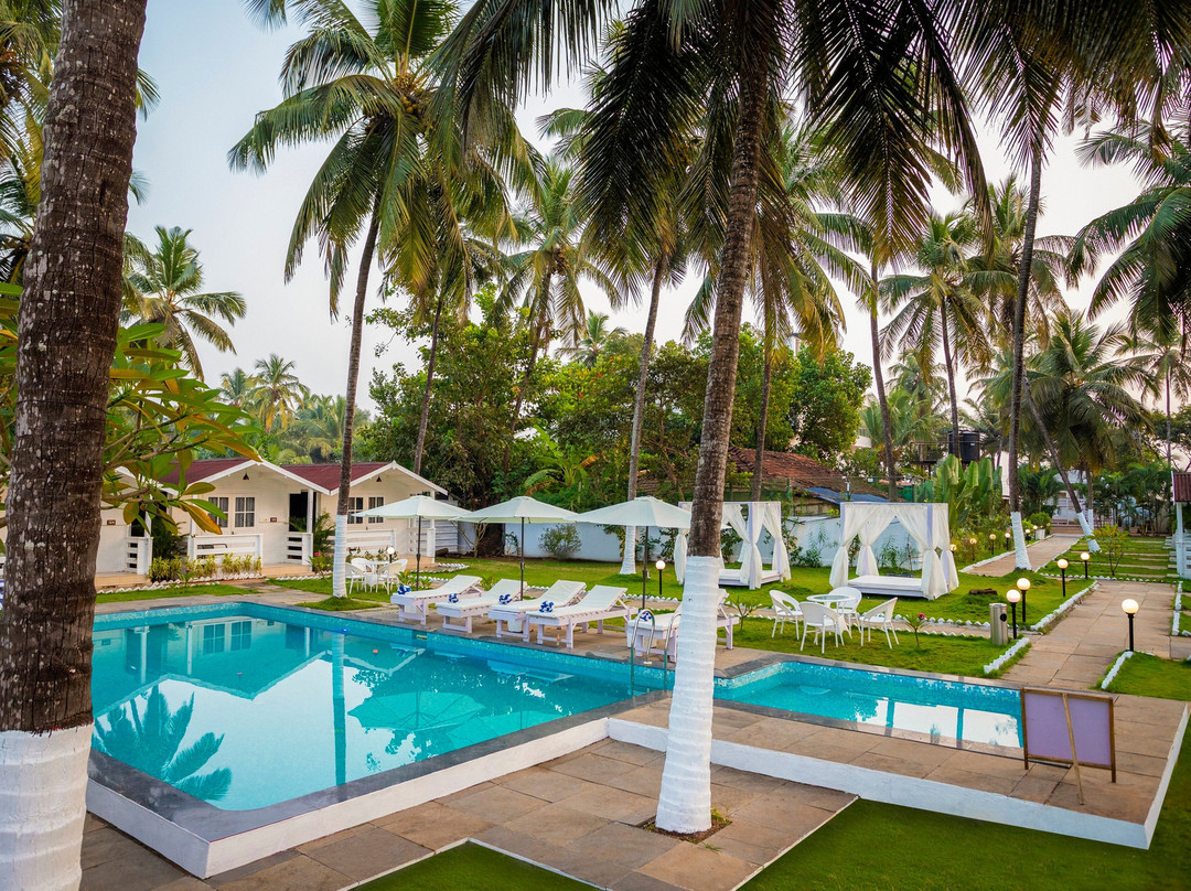 Morjim酒店住宿-Stone Wood Village Resort, Morjim Beach