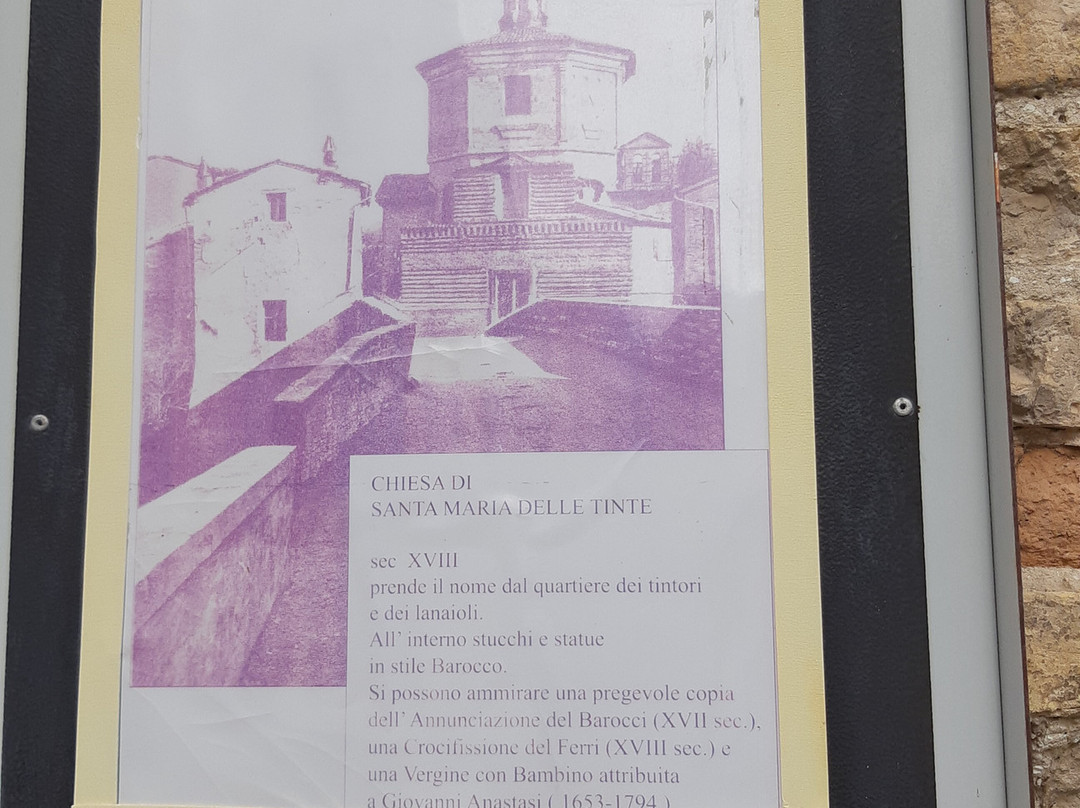 Chiesa di Santa Maria delle Tinte-Pergola必去景点