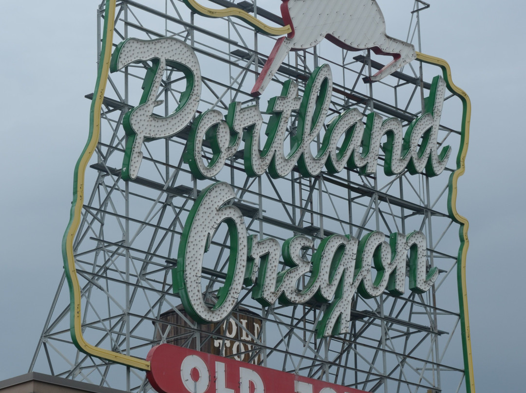 Portland Oregon Sign-波特兰必去景点