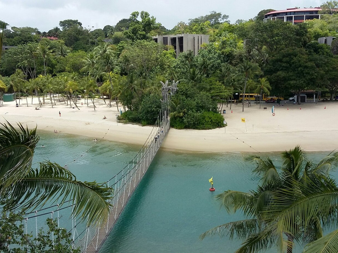 Floating Bridge at Siloso Beach-圣淘沙岛必去景点