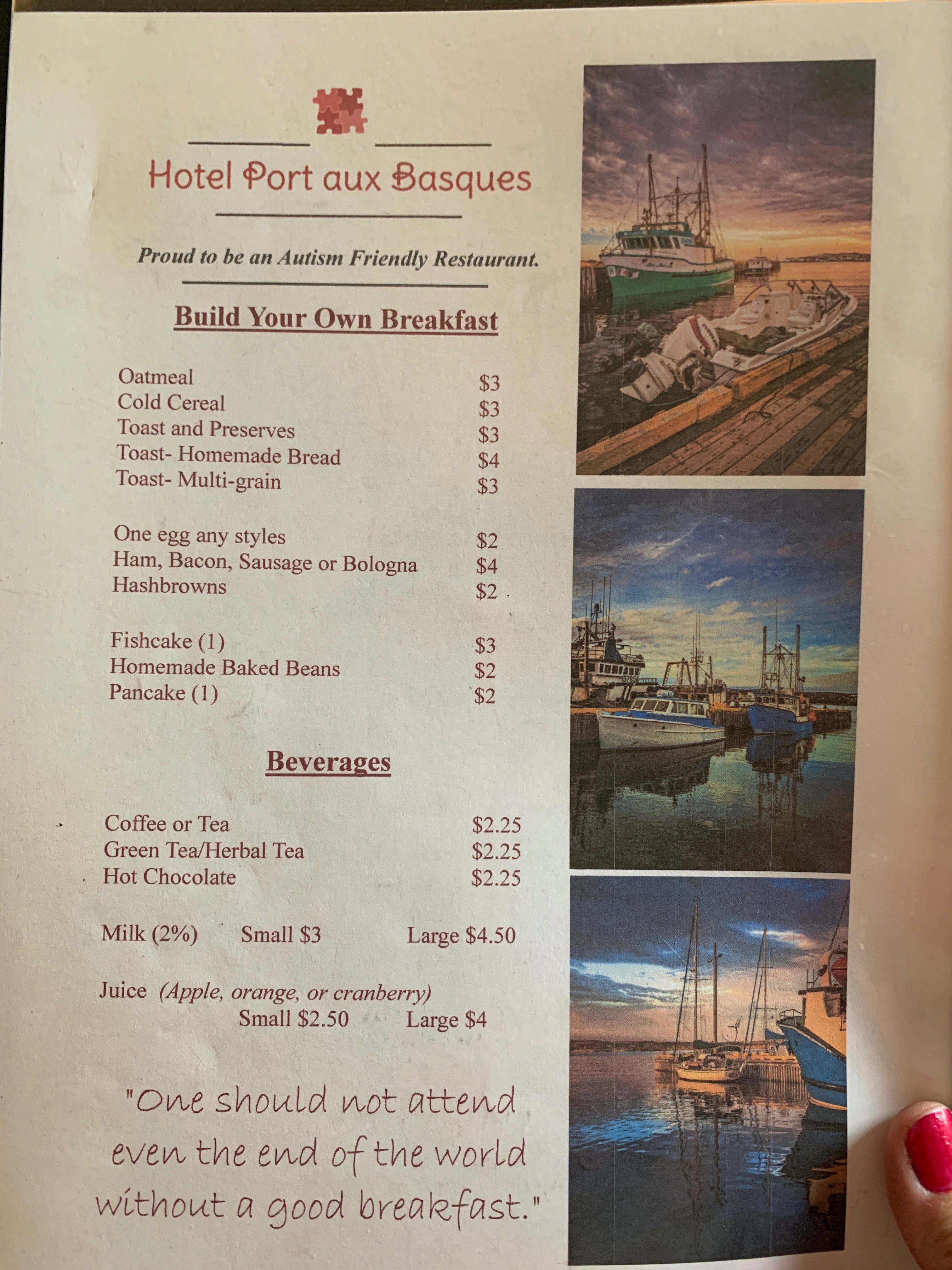 Hotel Port aux Basques-餐饮