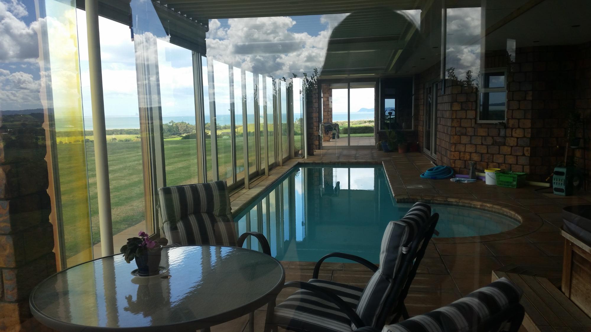 Island View Lodge, Bream Bay-泳池