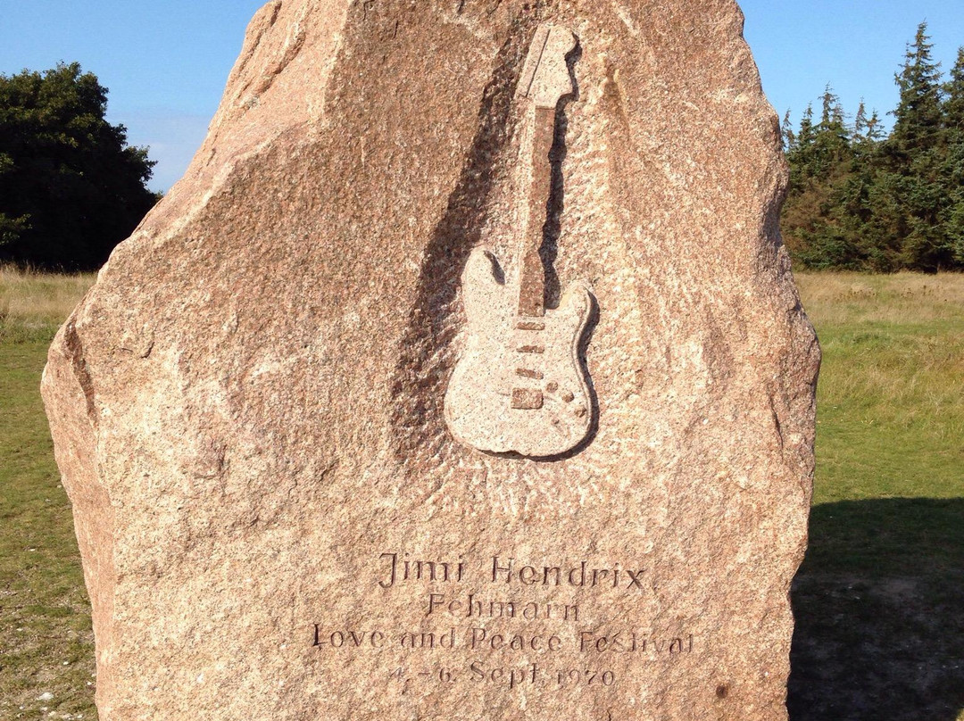 Jimi Hendrix Gedächtnisstein-Fehmarn必去景点