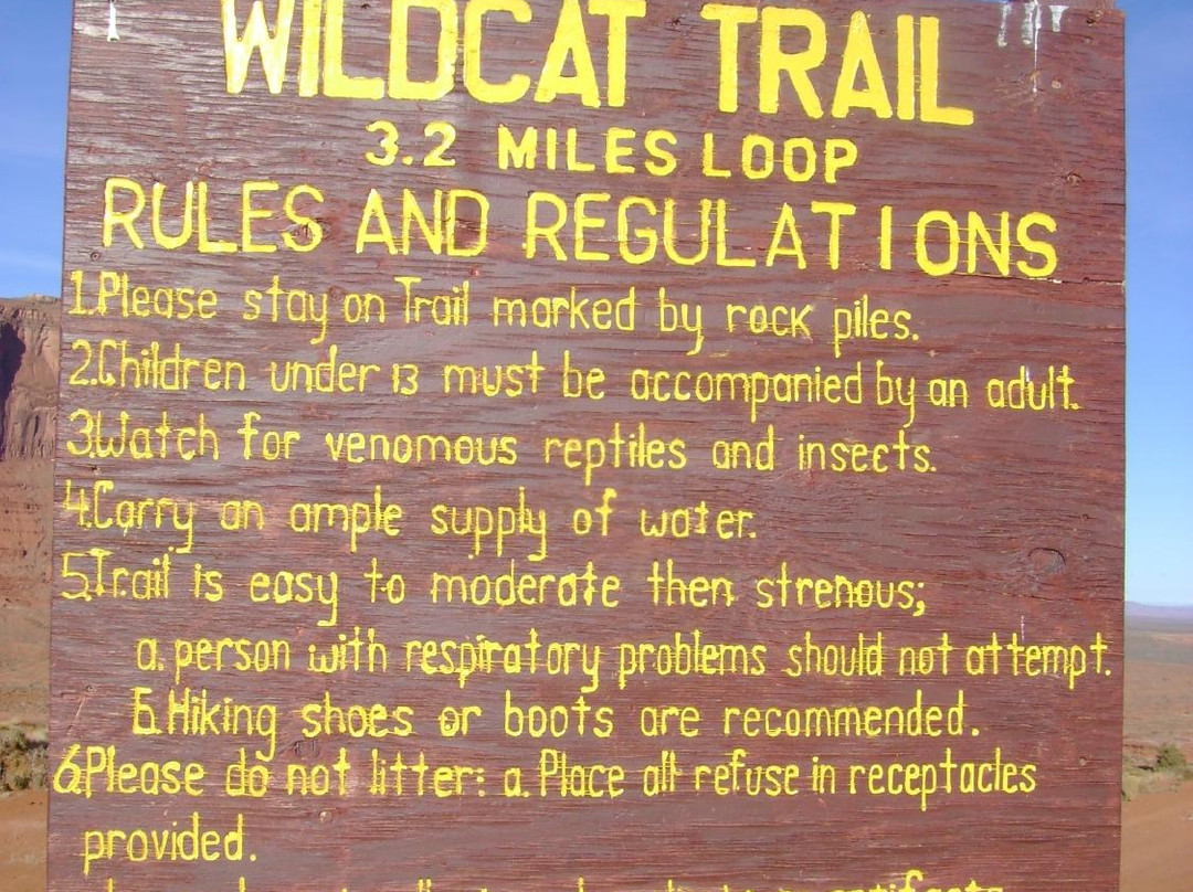 Wildcat Trail-纪念碑公园必去景点