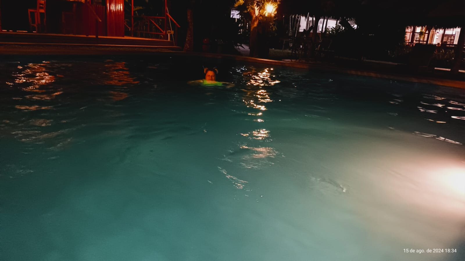 Manish Hotel Ecologico-泳池