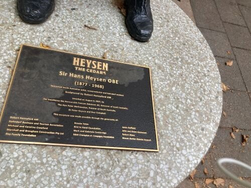 Statue Of Hans Heysen