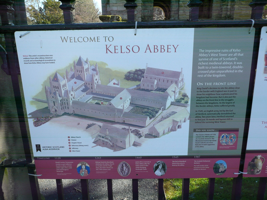 Kelso Abbey景点图片