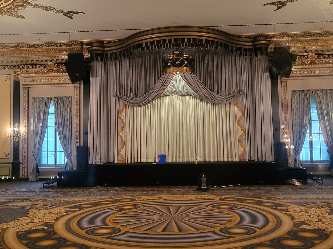 Palmer House Hilton Historic Lobby-芝加哥必去景点