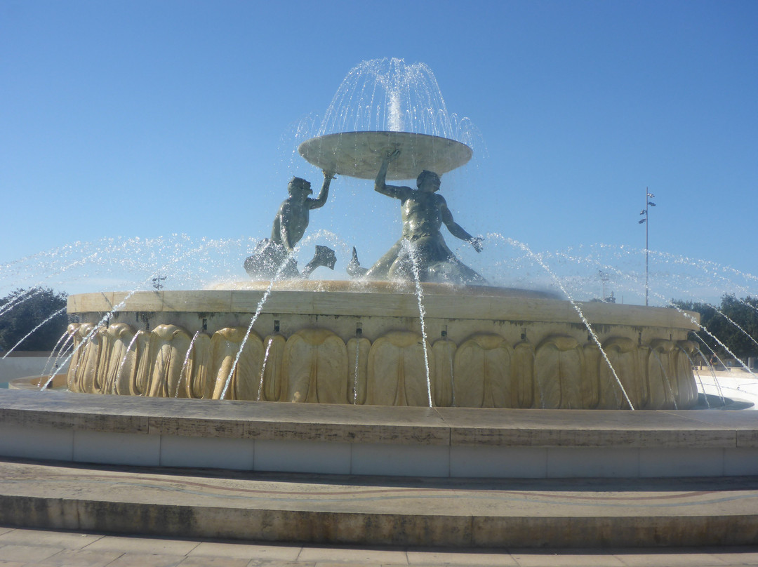 Triton Fountain-瓦莱塔必去景点