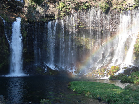 白糸瀑布-富士宫市必去景点