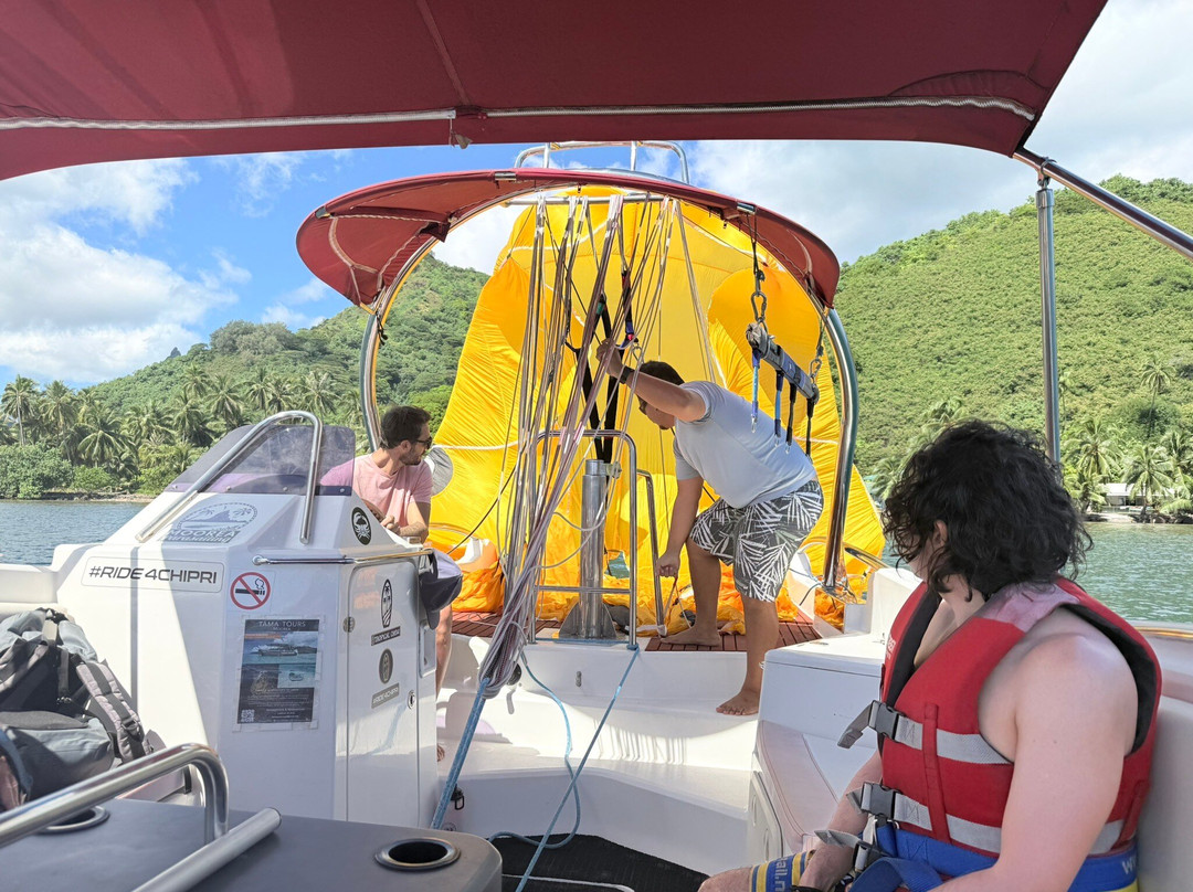 Moorea Parasailing-莫雷阿岛必去景点