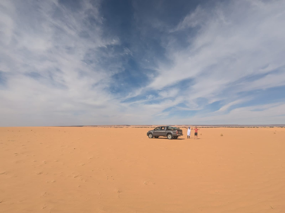 Camping in the desrt