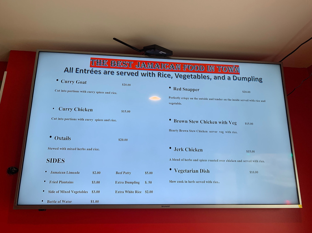 Reddpeppers Jamaican Food