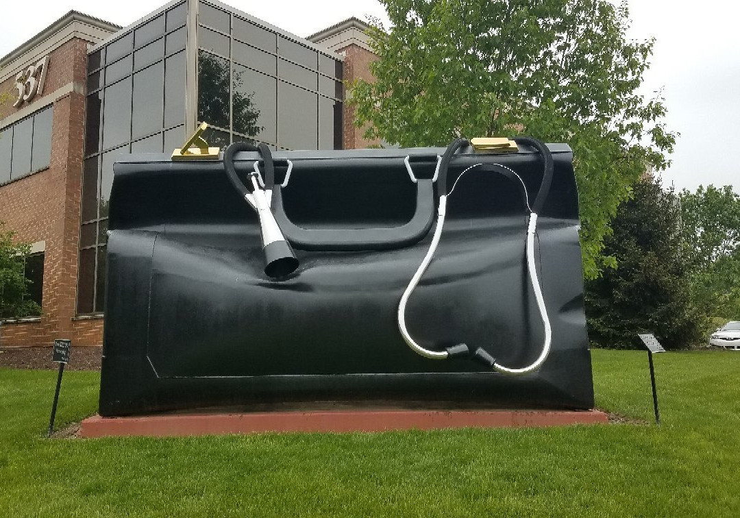 Huge Doctor's Bag With Stethescope