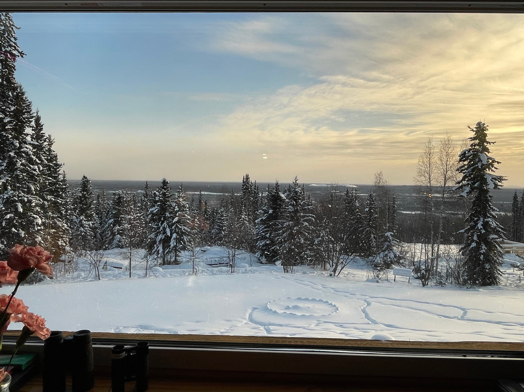 阿拉斯加风情木屋酒店主图