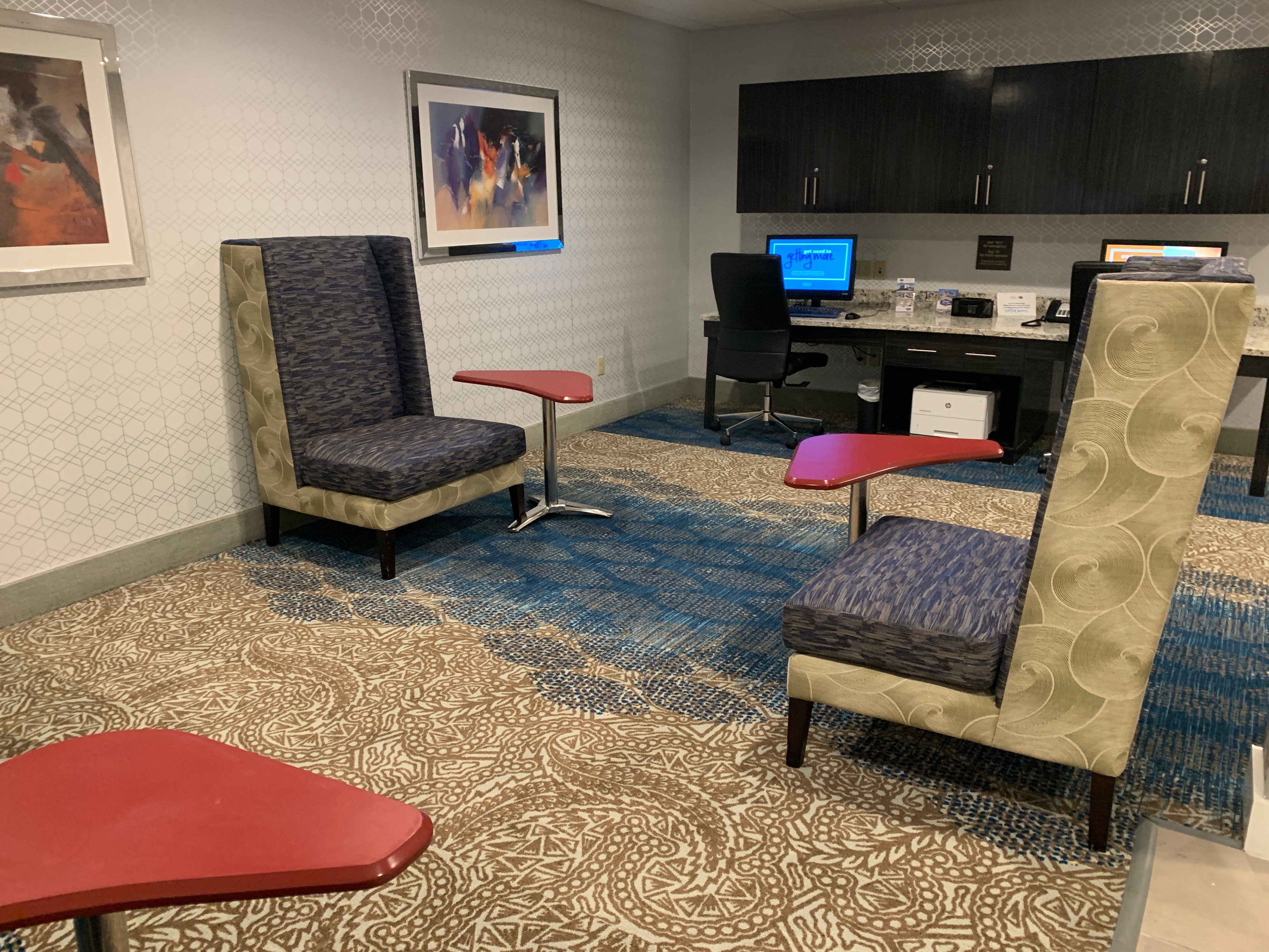 Hampton Inn & Suites Boston/Stoughton-商务中心/多功能厅