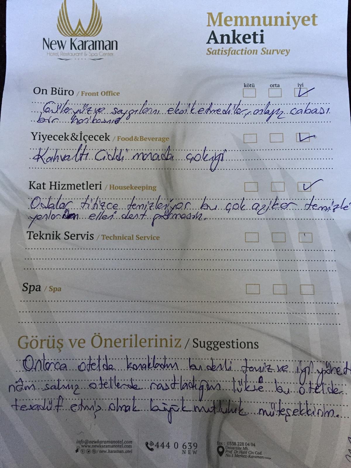 New Karaman Otel-官方