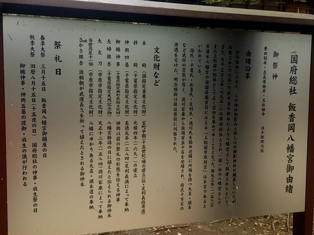 Main Building of Iioka Hachimangu-市原市必去景点