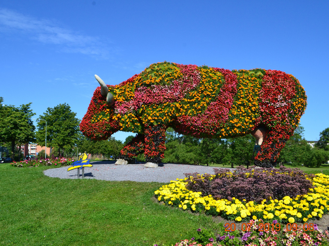 Sculpture cow-Ventspils必去景点