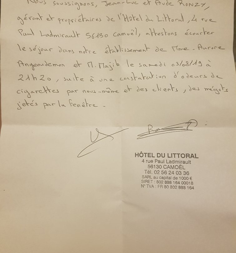 Hotel du Littoral主图