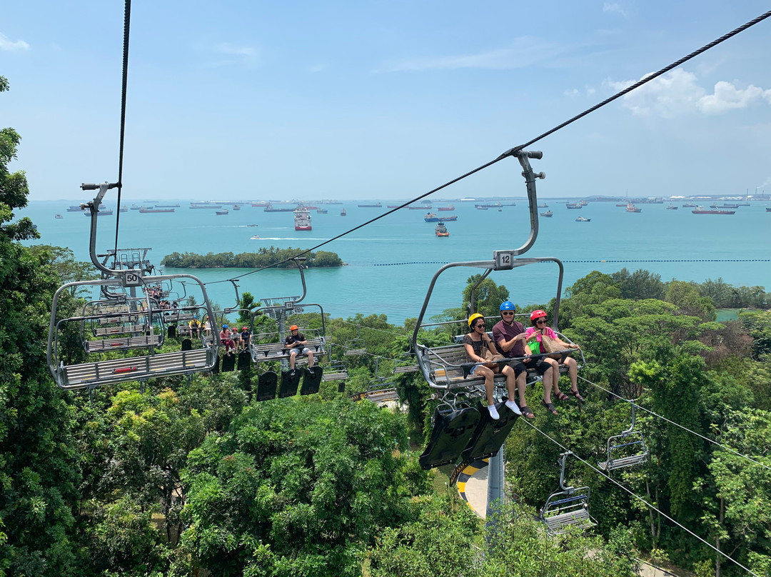 圣淘沙天际线斜坡滑车景点图片