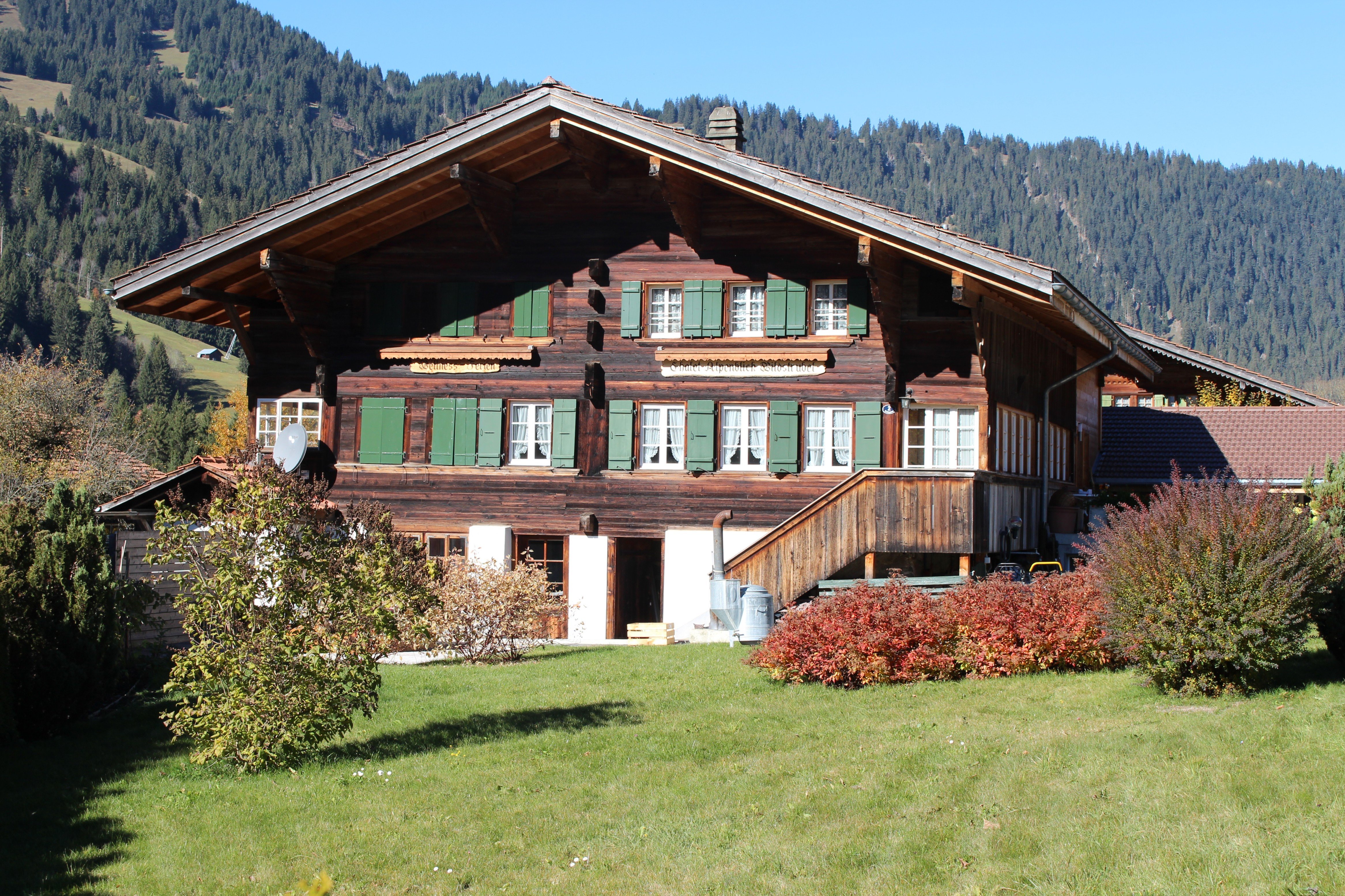 Chalet Hotel Alpenblick Wildstrubel-浴室
