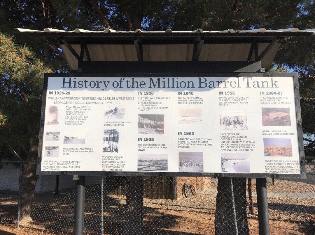 Million Barrel Museum - Giant Oil Tank-Monahans必去景点
