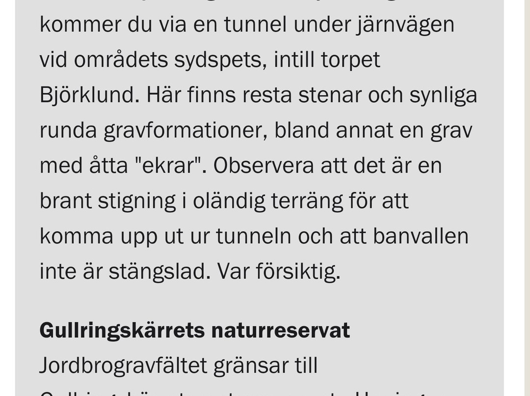 Jordbrogravfält-斯德哥尔摩必去景点