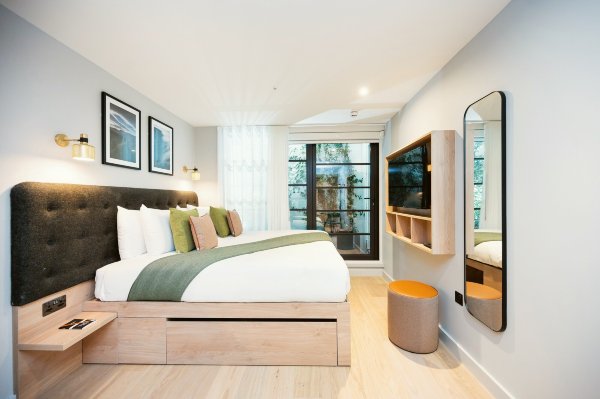 伦敦利物浦街宿城王尔德公寓酒店-客卧