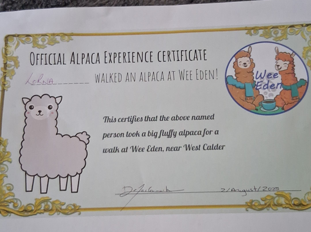 Wee Eden-West Calder必去景点