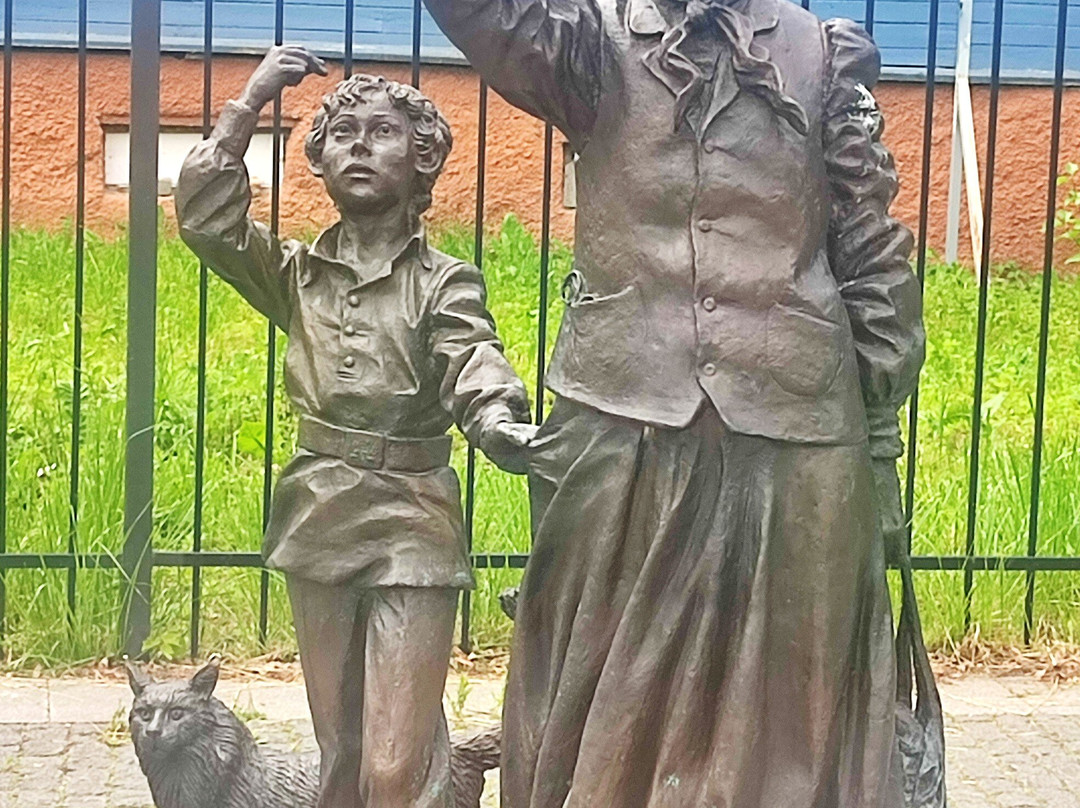 Monument to Grandmother with Grandson