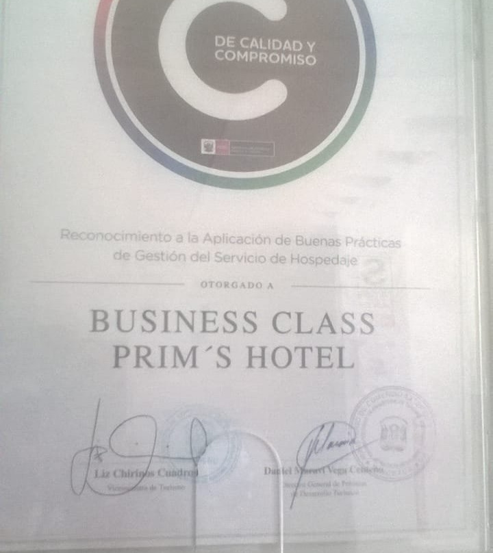 Business Class Prim's Hotel主图