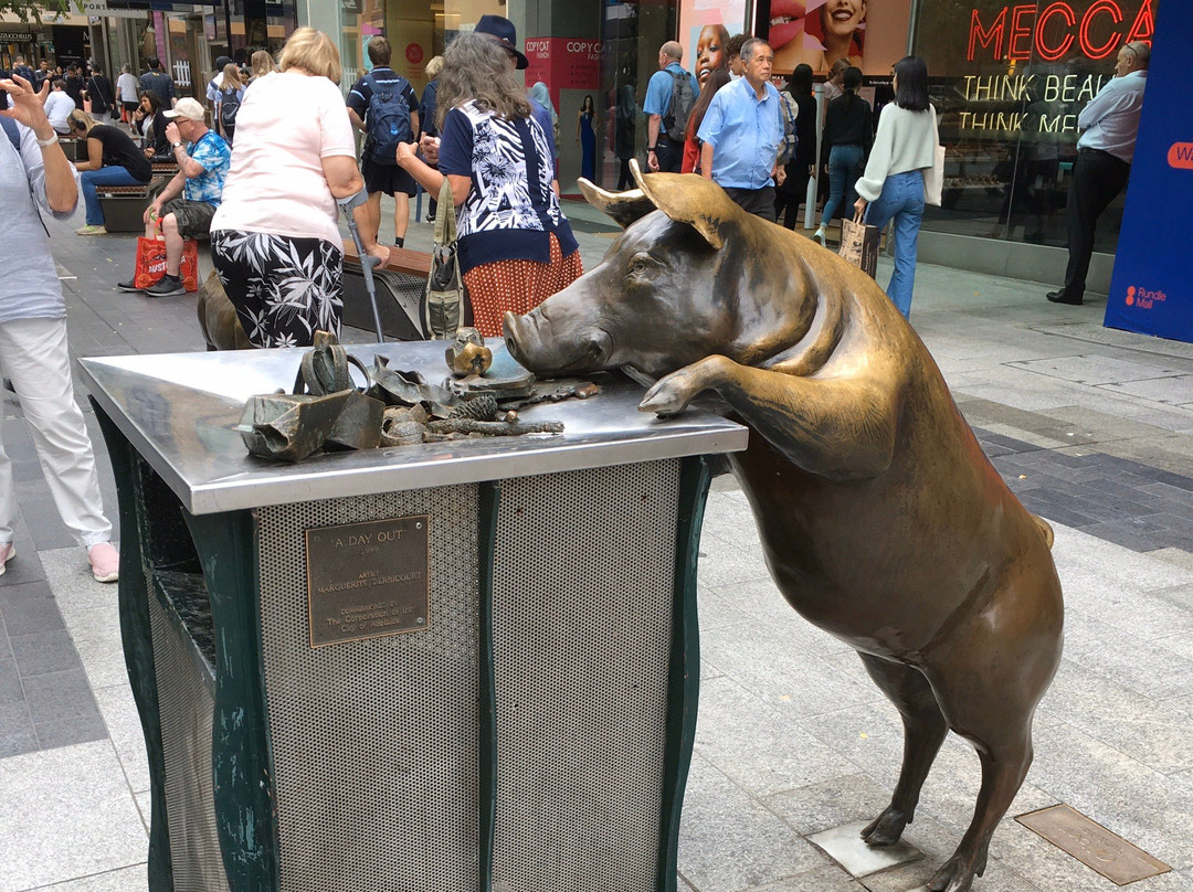 The Rundle Mall Pigs-阿德莱德必去景点