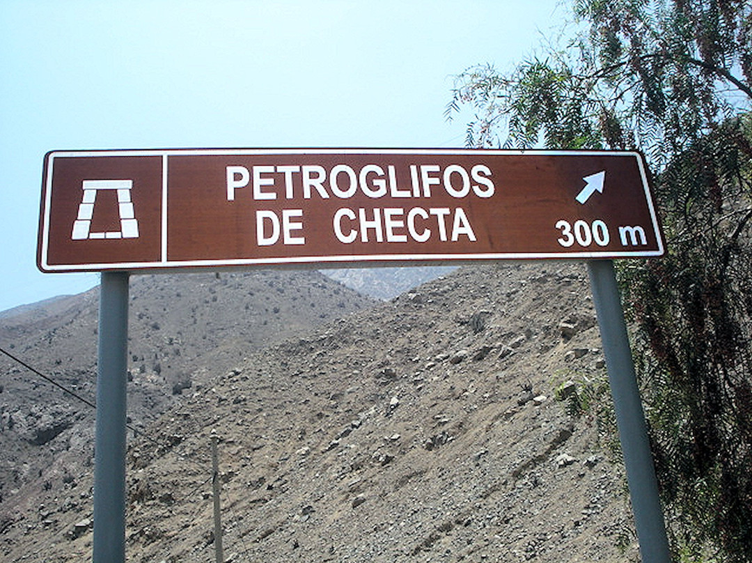 Zona Arqueológica Petroglifos de Checta景点图片