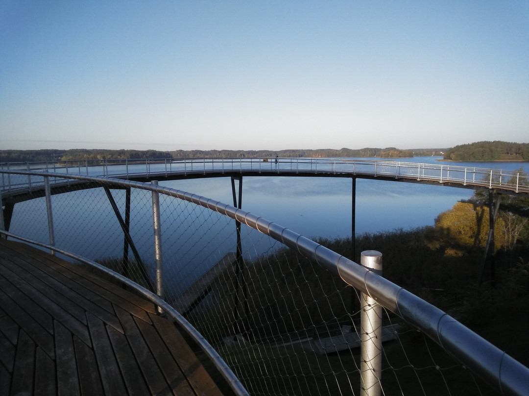 The observation deck on the lake Zarasas景点图片