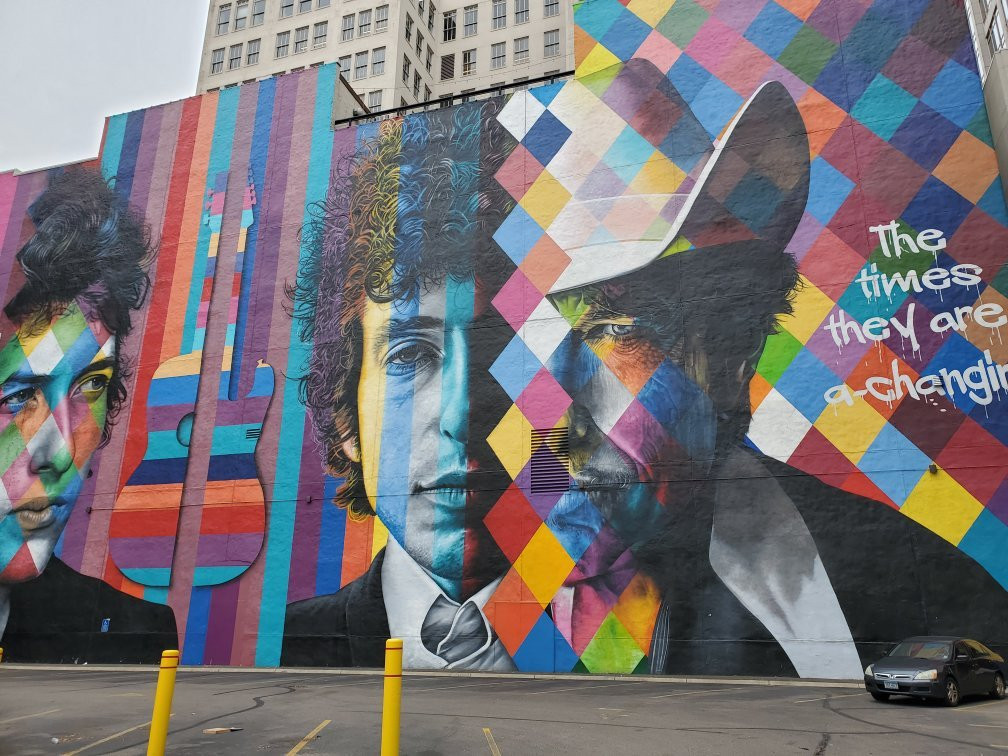 Bob Dylan Mural-明尼阿波利斯必去景点