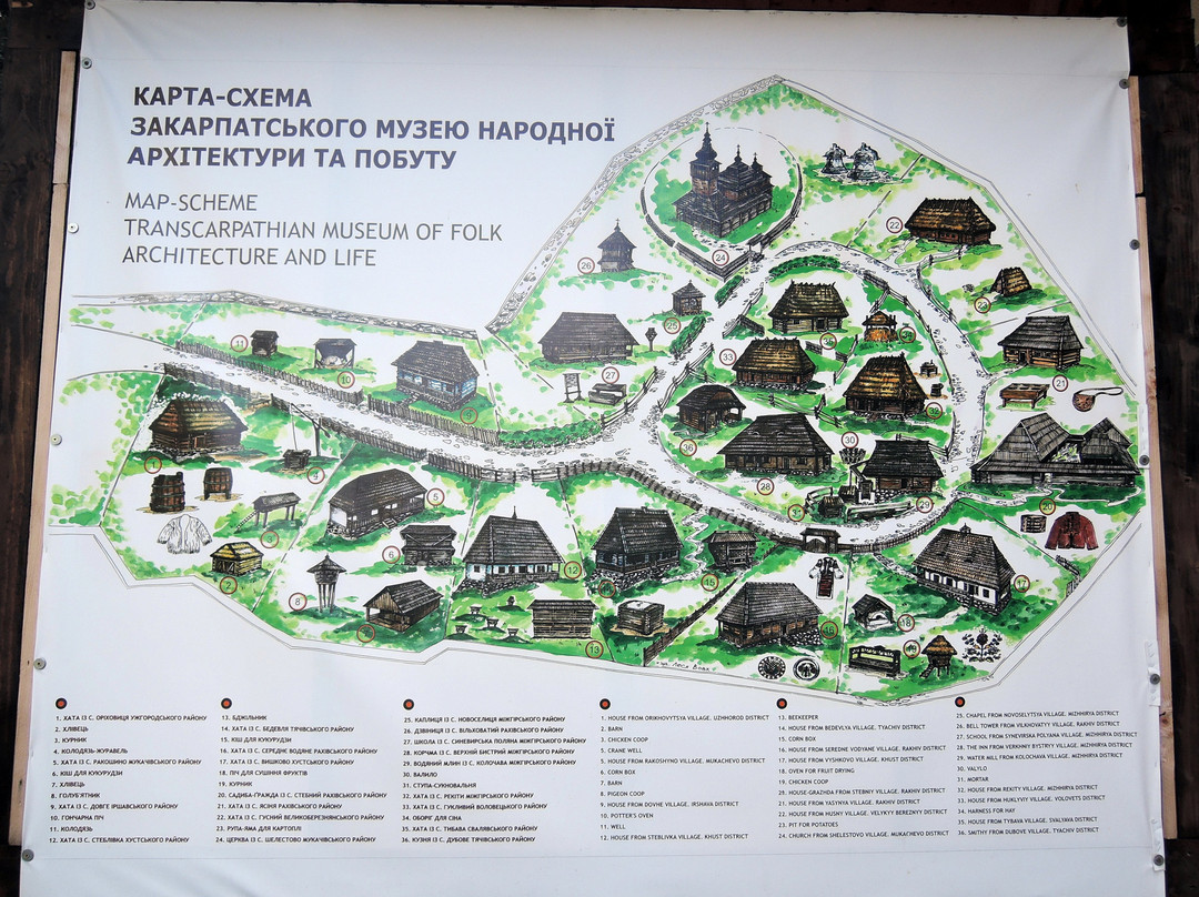 Subcarpathian Rus' Museum of Folk Architecture and Customs-乌日霍罗德必去景点