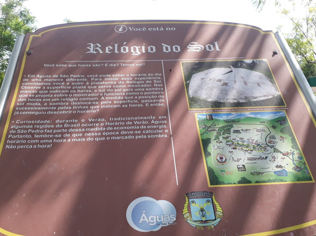 Relogio do Sol-Aguas de Sao Pedro必去景点