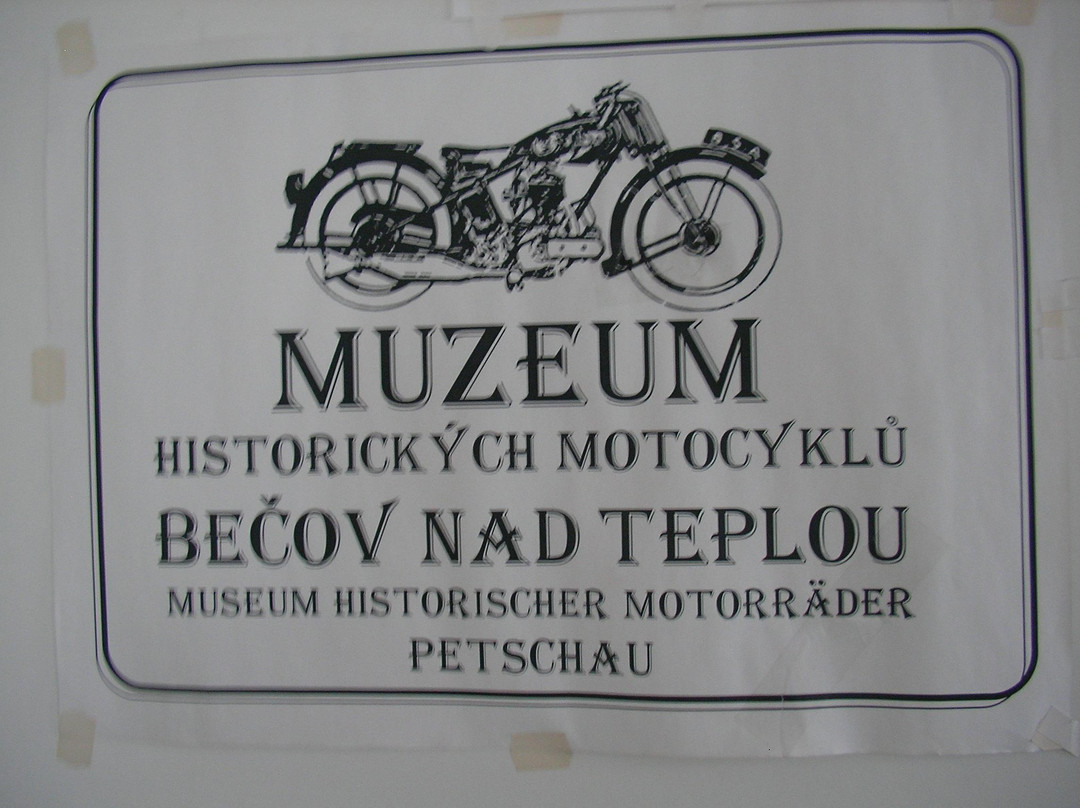 Muzeum historických motocyklů-Becov nad Teplou必去景点