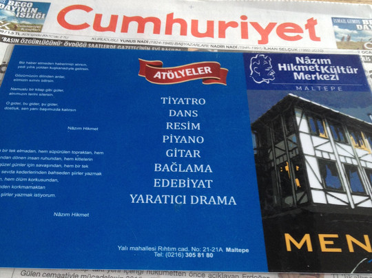 Nazim Hikmet Kulturevi-伊斯坦布尔必去景点