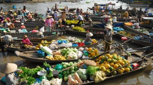 Phong Dien Floating Market-芹苴必去景点