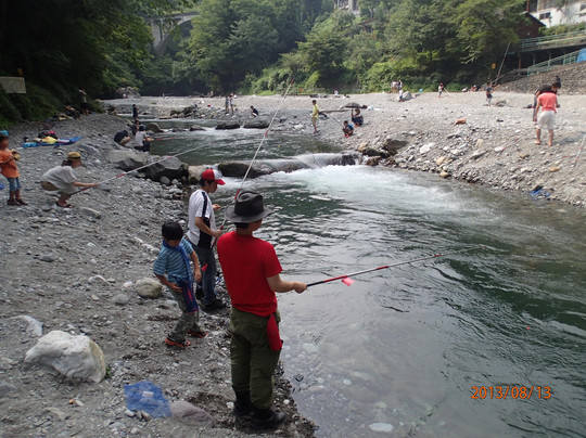 Hikawa Kokusai Masu Fishing Site-奥多摩町必去景点