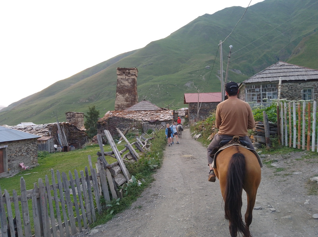 Horse rentals and tours in Ushguli景点图片