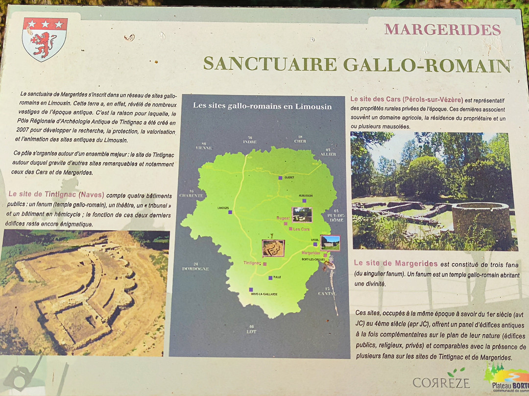 Sanctuaire Gallo-Romain des Pièces-Grandes à Margerides景点图片