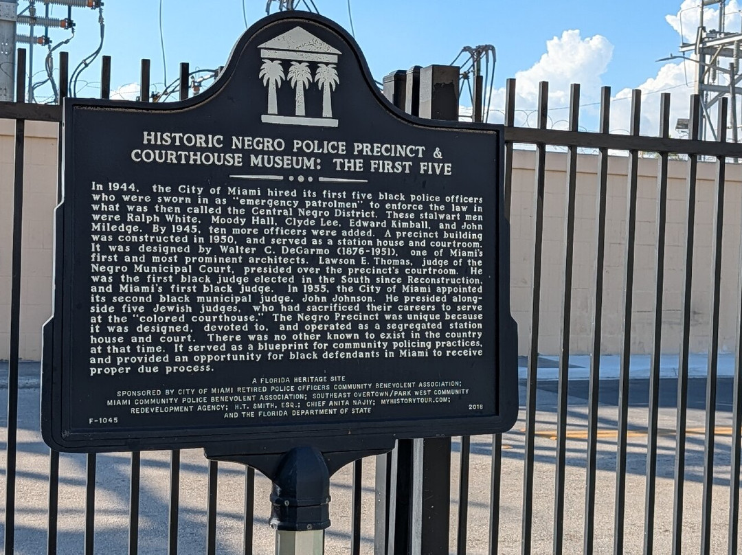 Black Police Precinct and Courthouse Museum-迈阿密必去景点