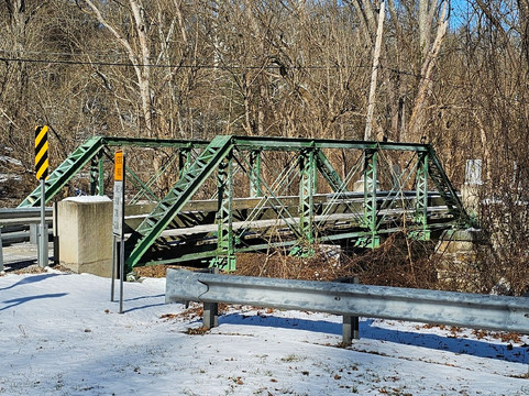 Historic McCauley Road Iron Pony Bridge